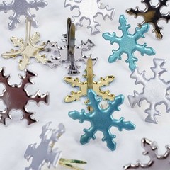 20 Pearl Snowflake Brads 2 Shapes 3 Clrs Winter Cardmaking Embellishments Crafts