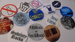 Pre Cut One Inch Bottle Cap Images! SOBRIETY SOBER ALCOHOLISM ALCOHOL FREE SHIP