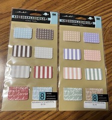TWO NEW AND RARE vintage Bookworks index tabs by EK success sticko brand