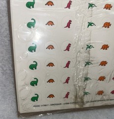 1989 Current Dinosaur Stickers, Small, Multiple Sheets, Factory Sealed