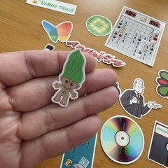 Retro Y2K Millennial Internet Icon Sticker Pack, 90s Kids, Waterproof Vinyl
