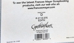 Frances Meyer Vintage Butterflies Yellow Roses Border Stickers Scrapbook NOS 12″