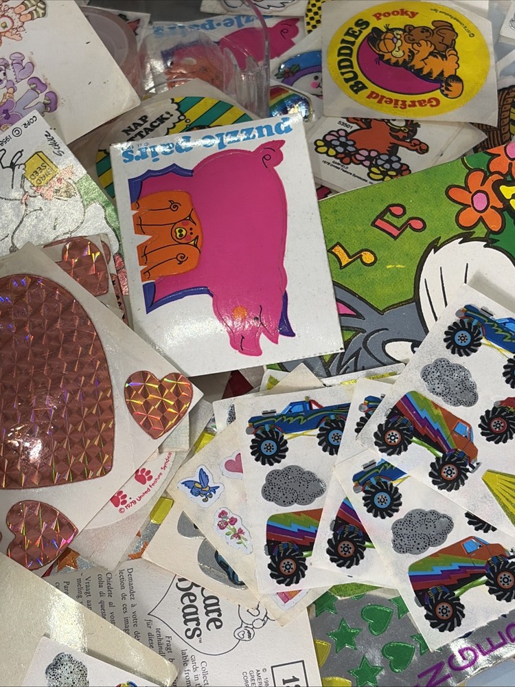 80s Vintage Sticker Surprise Lot 150 Value