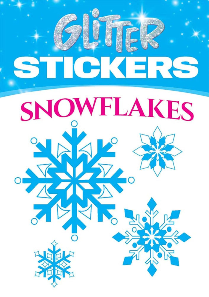 Glitter Snowflakes Stickers (Dover Little Activity Books: Winter)