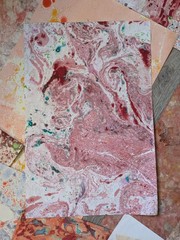 21 Piece Handmade Artisan Paper For Scrapbooking, Card Making, Junk Journals