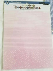NEW Lot 4 Pkgs Lil Davis Designs Bubble Backgrounds Stickers Pink Blue Green -F