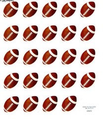 2 Sheets Football Sports Planner Stickers Papercraft DIY Crafts Envelope Seals