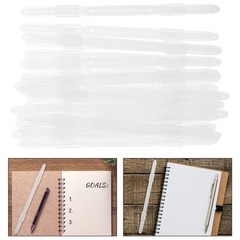 100 pcs Binder Strips – Flexible Plastic Binder Strips for Loose Leaf Paper