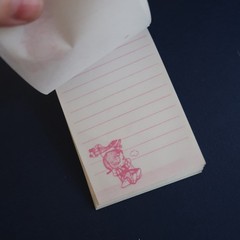 Vtg 80s Mini Notebook School Pocketbook Memo Paper Stationery- Patty Jimmy Twins