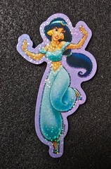 8 Item Disney Sticker Lot Lilo & Stitch, Winnie the Pooh, Jasmine, Pluto