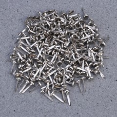 200pcs Paper Fasteners Brass Plated Brads Brads with Storage Box for Crafts DIY