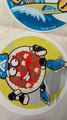 Vintage Stickers Albertsons Grocery Store Banana Cookie Skateboard Pizza Lot 5