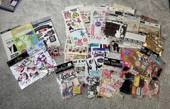 Dance/Cheerleading Scrapbook Lot, Stickers, Transfers, Jolee’s