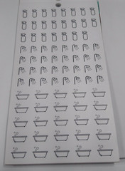 The Happy Planner Household Sticker Book 1372 pieces Missing 48 Stickers