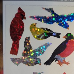 Jillson Roberts Hambly Foiled Multicolor Animals & Insects Stickers S7072