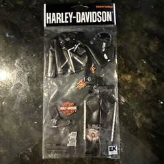 Harley Davidson Jolees Boutique 3D Sticker Collage Motorcycle Leather Crafts NIP