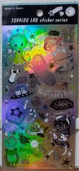 GAIA Topping LAB Neo Geek Girl Hologram Sticker Kawaii Heisei Space MADE JAPAN