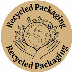 50 Recycled Packaging Stickers 2” | Eco Friendly | Small Business