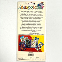 Stickopotamus Funky Flowers Binder Stickers Groovy Hippie Colorful Vintage