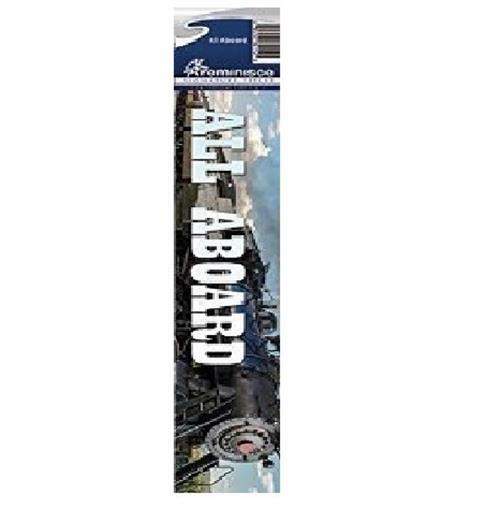 Reminisce Signature Series All Aboard Scrapbook Title Sticker