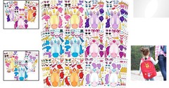 Make Your Own Unicorn Face Stickers – Fun 36 PCS Set for Creative Play