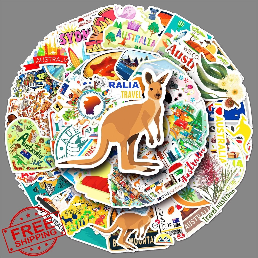 kaensc Australia Travel Stickers 50PCS