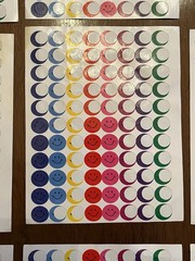 Vintage Smiley Face Stickers American Greetings, AGC, Partially Used