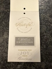 Anna Griffin Winter Wonderland Vellum Quote Stickers Used
