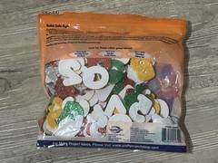 2 Packs of Glitter Foam Stickers By Horizon Craft Letters Numbers Self Adhesive