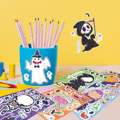 48 Sheets Make a Face Stickers for Kids – Animal Stickers with Unicorns and Dino