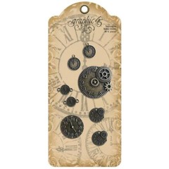 GRAPHIC 45 ~ DECORATIVE METAL CLOCKS ~ Graphic 45 Staples