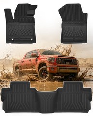 Floor Mats for Toyota Tundra: 2014-2021 (Only for CrewMax Cab), Car Accessori…
