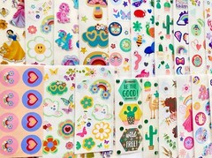 575+ Stickers Mxd Themes, Cat In the Hat, Mickey Mouse, Bluey, Disney Themes +