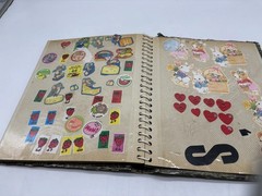 1980’s Sticker Album Cabbage Patch Scratch Sniff Michael Jackson Sanrio Unicorns