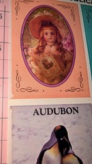 Vintage Stickers Insert From Stickers Magazine Antique Dolls Audubon 1984 READ