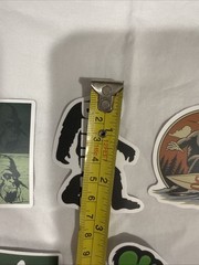Lot of 10 Assorted Outdoor Bigfoot Sasquatch Yeti Swamp Ape Believe Stickers