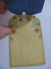 Heartfelt Creations TAG BOOKLET 4 Pieces Ribbon HANDMADE