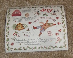 Colorbok Sticker ~ Susan Branch……Christmas Poems, Snow Angels, Borders