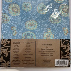 🎨3 Pkg COLLAGE PAPER PALETTE LOT 8.5×11 34 Textured Painted Handmade Decorative