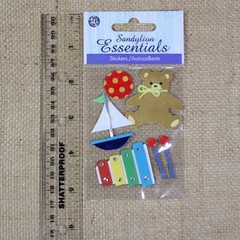 Sandylion Essentials Baby Toys Dimensional Scrapbooking Stickers