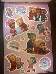 DANIEL TIGER’S NEIGHBORHOOD FAMILY 4 STICKER SHEETS New Stickers