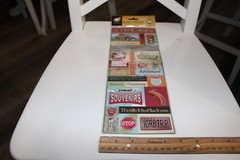 American Traditional Designs Road Trip Earthtones Embossed Sticker Collection