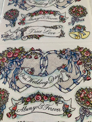 FMI FRANCES MEYER OUR WEDDING DAY TWO 5X4.5 SECTIONS WEDDING ANNIVERSARY WEDDING