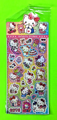 Sanrio Laser Glitter Stickers Pack Cute Hello Kitty