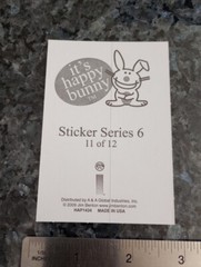 Happy Bunny Sticker Jim Benton Cute Funny Humor Vending Machine Sticker