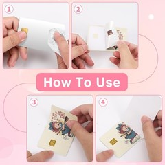 POVESTE Lalic Girly Set credit card skin stickers