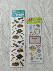 2 Brand New Packages Graduation Scrapbook Stickers, Frances Meyer, Dimensions