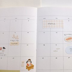 Fish Market Decorative Stickers Seafood Illustration for Journaling Scrapbook