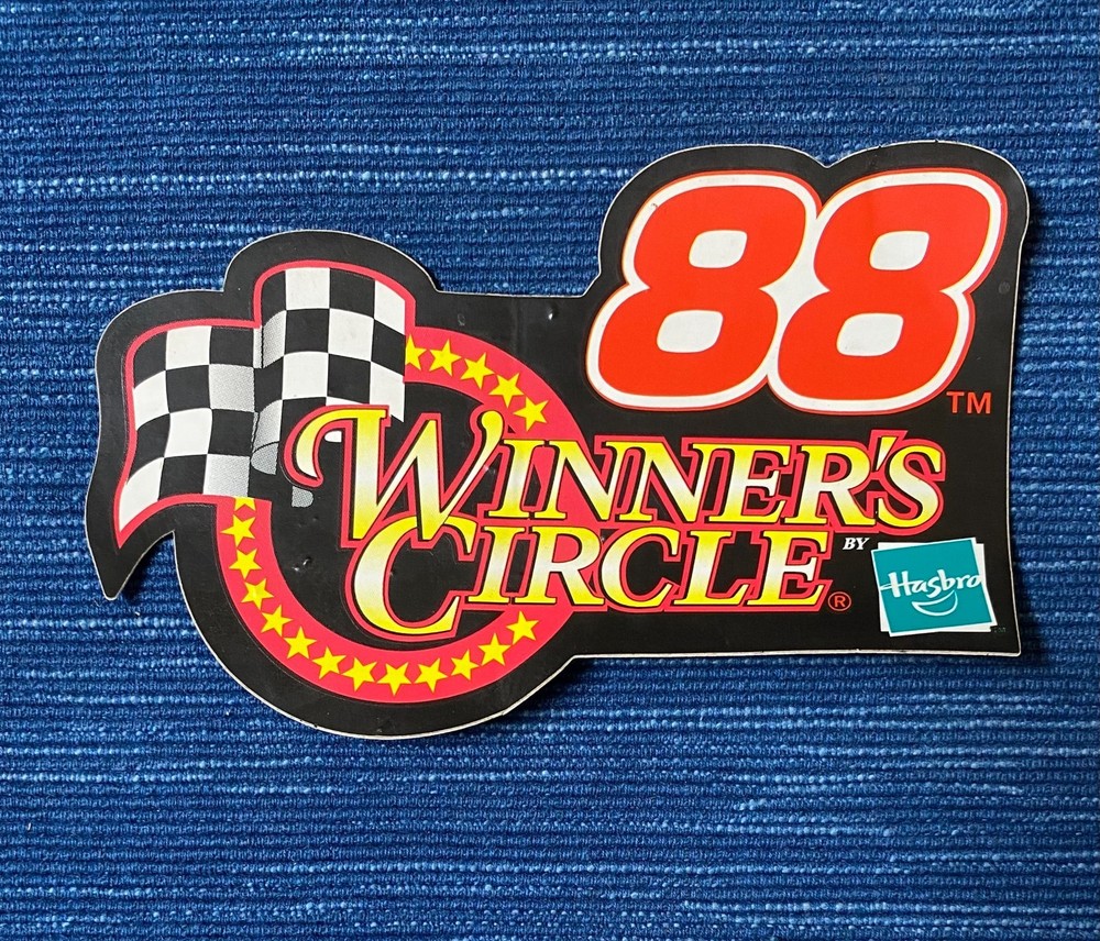 Vintage Dale Earnhardt Jr #88 Hasbro Winners Circle Die Cut Nascar Sticker 50B