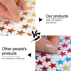 Star Stickers – 2520 PCS 0.6″ Foil Star Metallic Stickers for Kids Reward & Scho